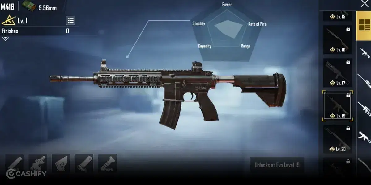 Best Guns in Battlegrounds Mobile India - M416