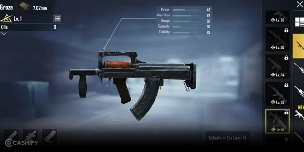 Best Guns in Battlegrounds Mobile India - Groza