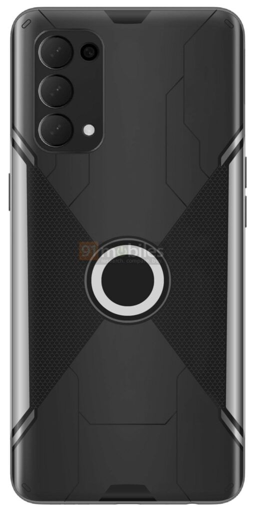 Oppo Unnamed Smartphone Design on EUIPO
