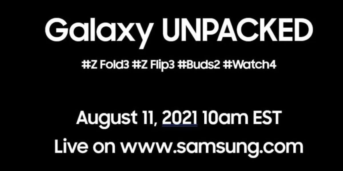 Galaxy Unpacked Event Set for August 11; Officially Confirmed