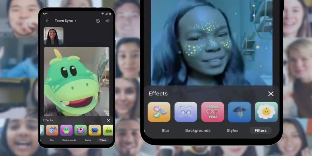 Google Meet Adds New Filters and AR Masks For Younger Audience