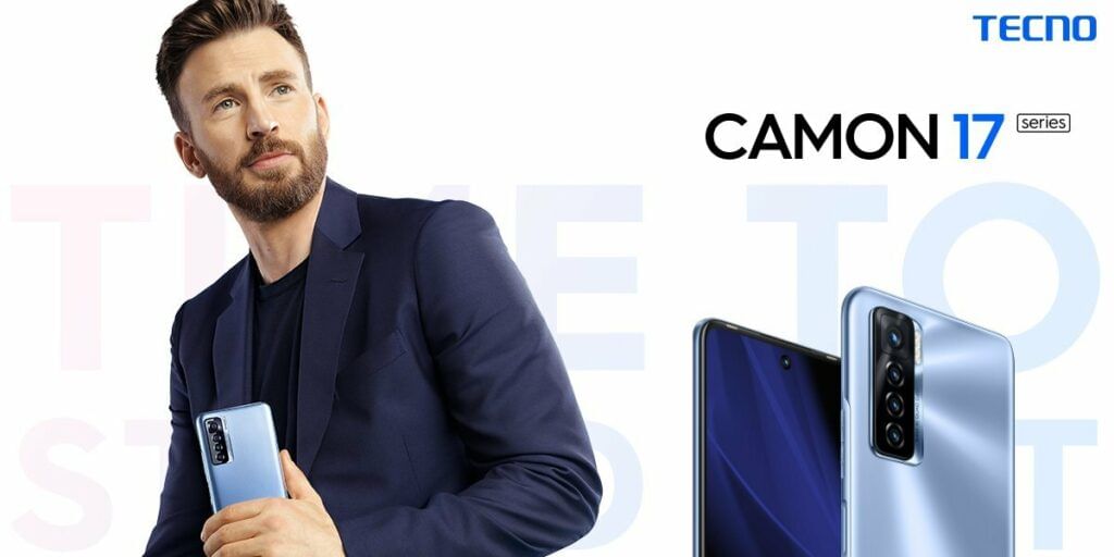 Tecno Camon 17 Series Teaser Poster Chris Evans