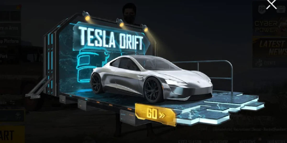 BGMI Will Now Allow Players To Drive The Tesla Model Y In Game