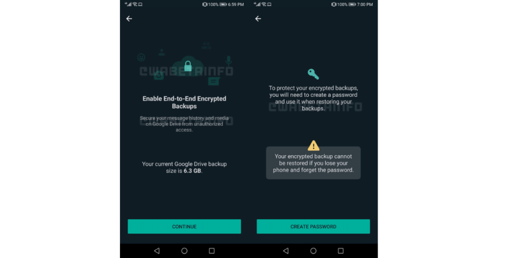 WhatsApp Encrypted Cloud Backups