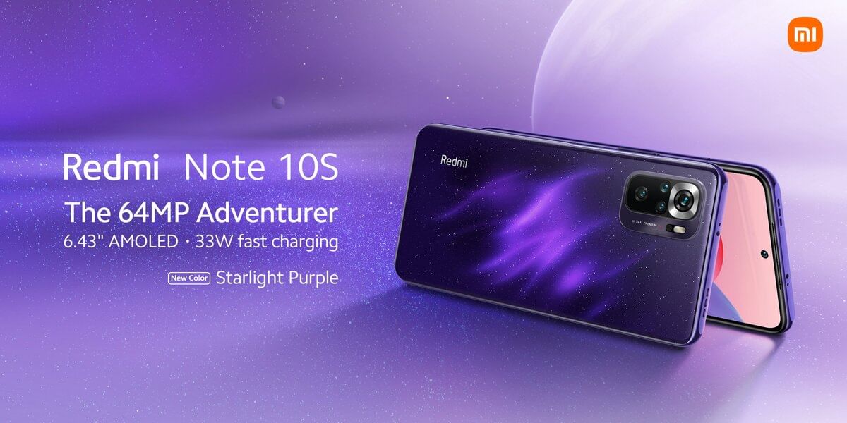 Redmi Note 10S To Get Starlight Purple Color Variant Soon