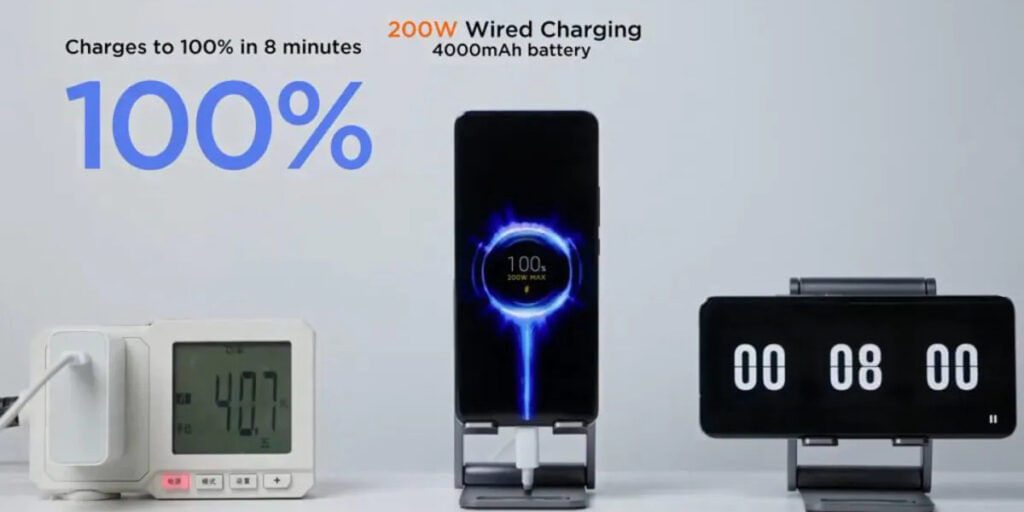 Xiaomi 200W Wired Charging Support