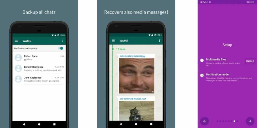 WAMR recovery App
