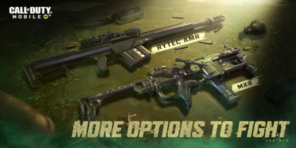 Call of Duty Mobile Season 6 New Guns Include Rytec AMR and MX9