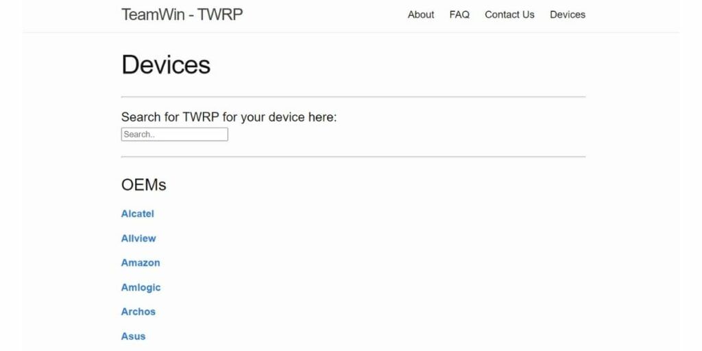 TWRP recovery