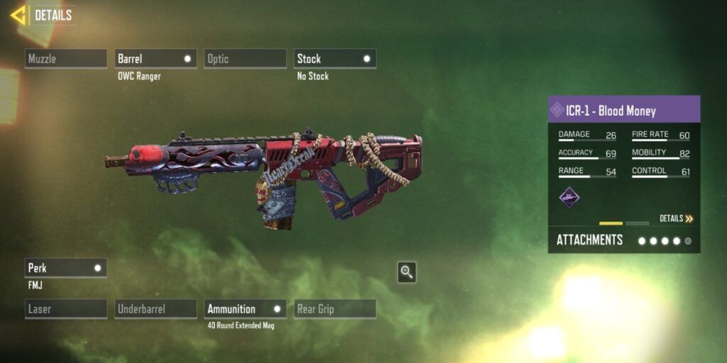 Call of Duty Mobile Season 6 ICR-1