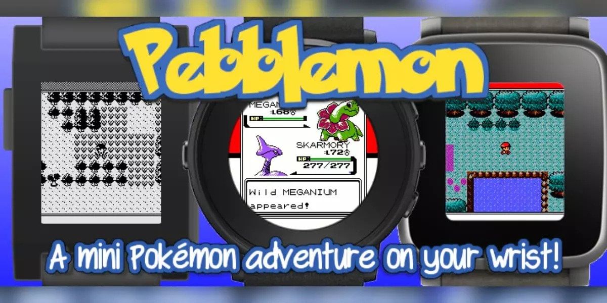 Classic Pokemon Games Return As Pebblemon For Smartwatches