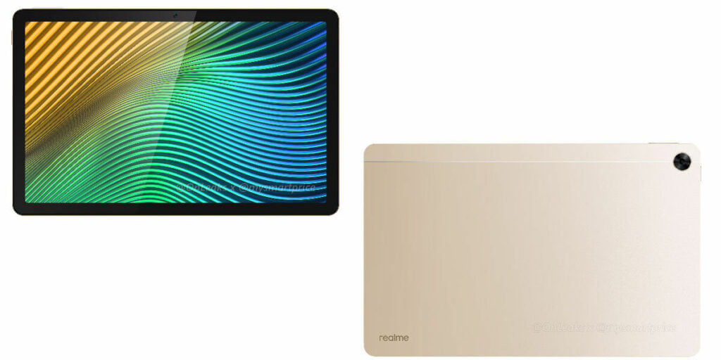 Realme Pad Gold Colour Option
