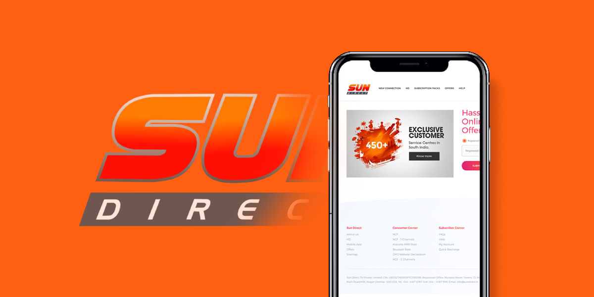 Best Sun Direct DTH Online Recharge Plans, Offers and Pack 2022