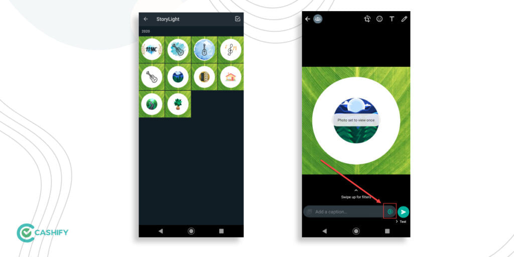 How to use view once