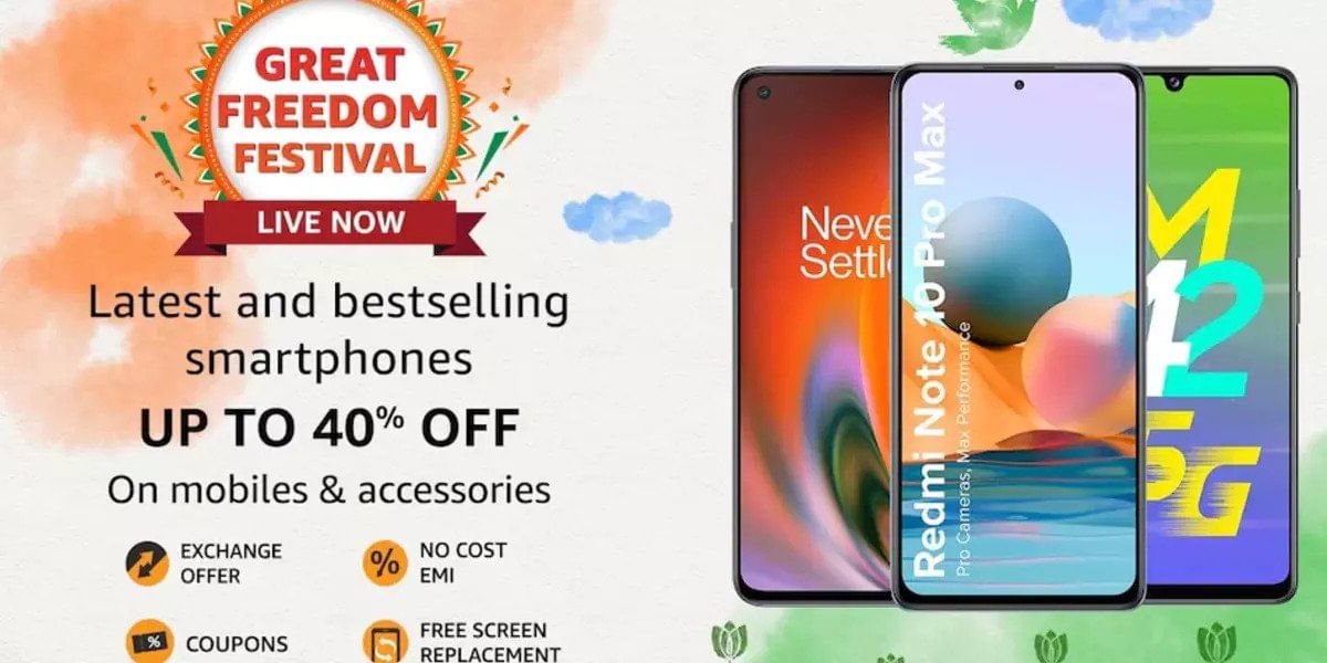 Best Smartphone Deals In Amazon Great Freedom Festival