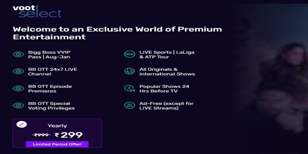 bigg boss ott voot select membership