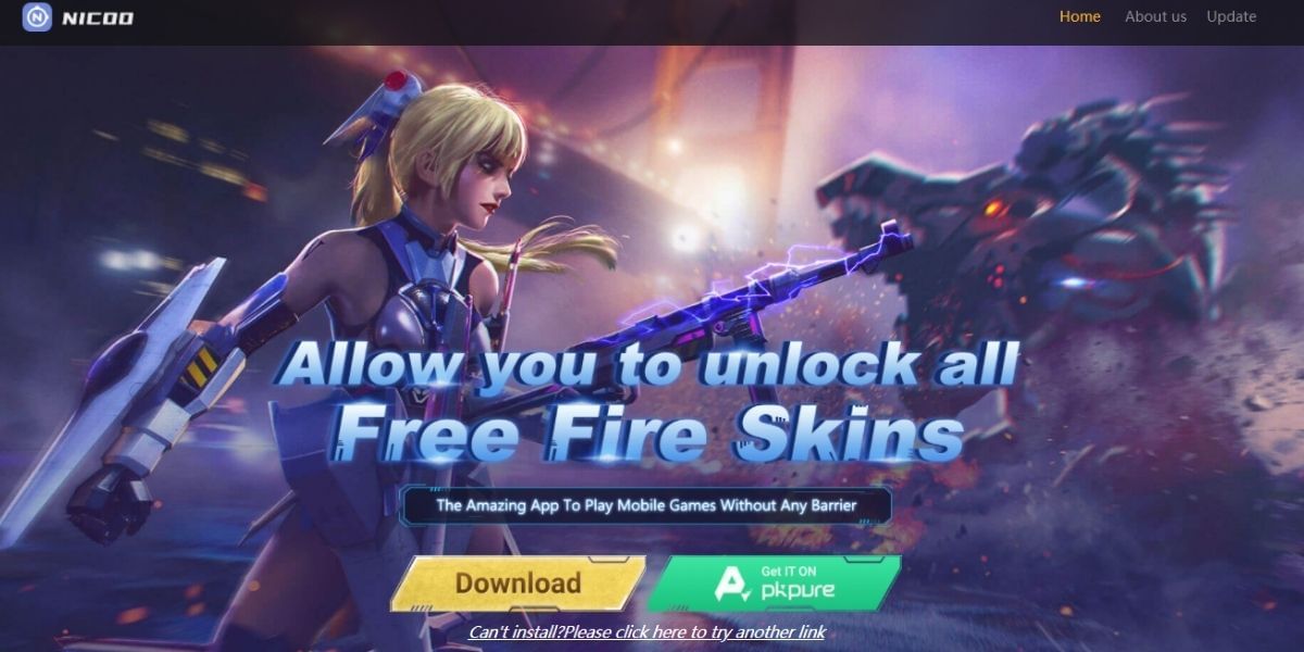 How To Download &#038; Install Nicoo App Free Fire | Get All Skins For Free