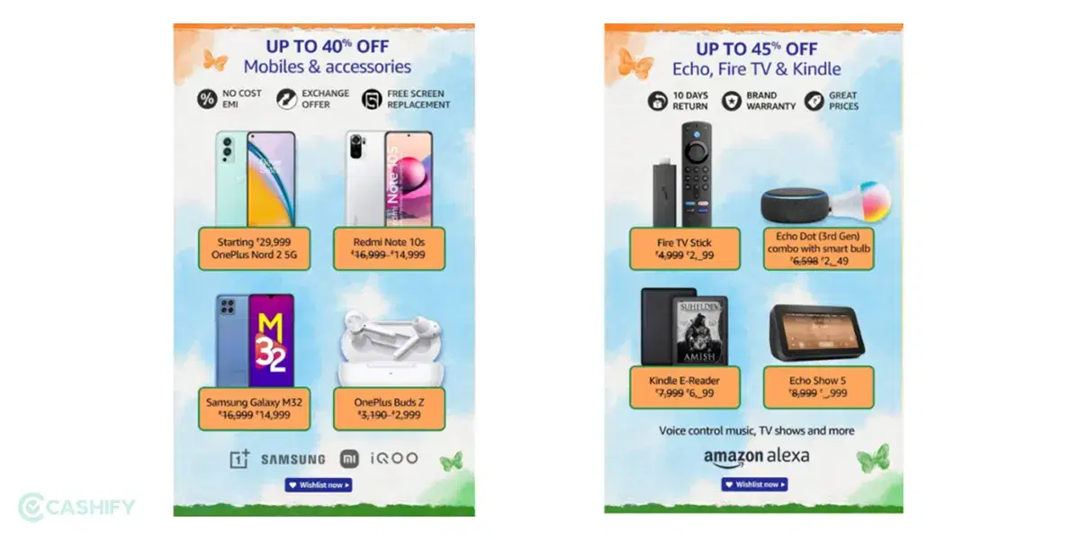 Amazon Freedom Sale 2021 Mobile Section