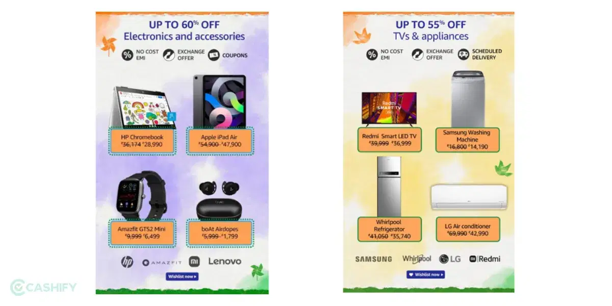 Amazon Freedom Sale 2021 Electronics section