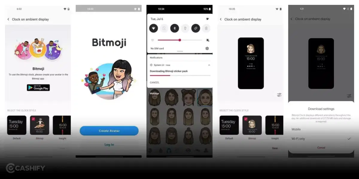 Bitmoji in OnePlus