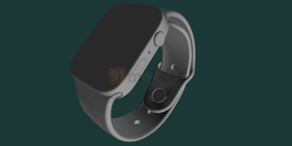 Apple Watch Series 7 CAD Renders Front
