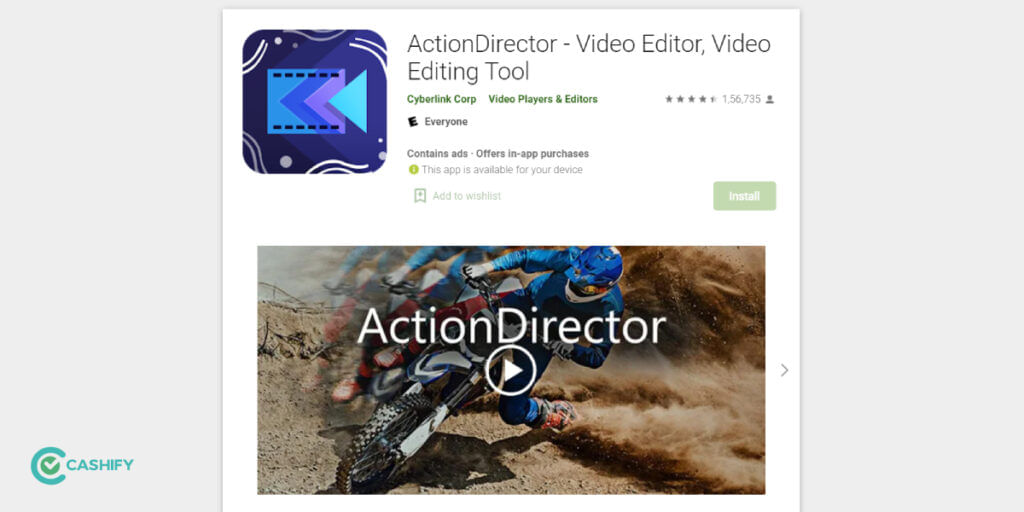 Action Director Popular video editing app
