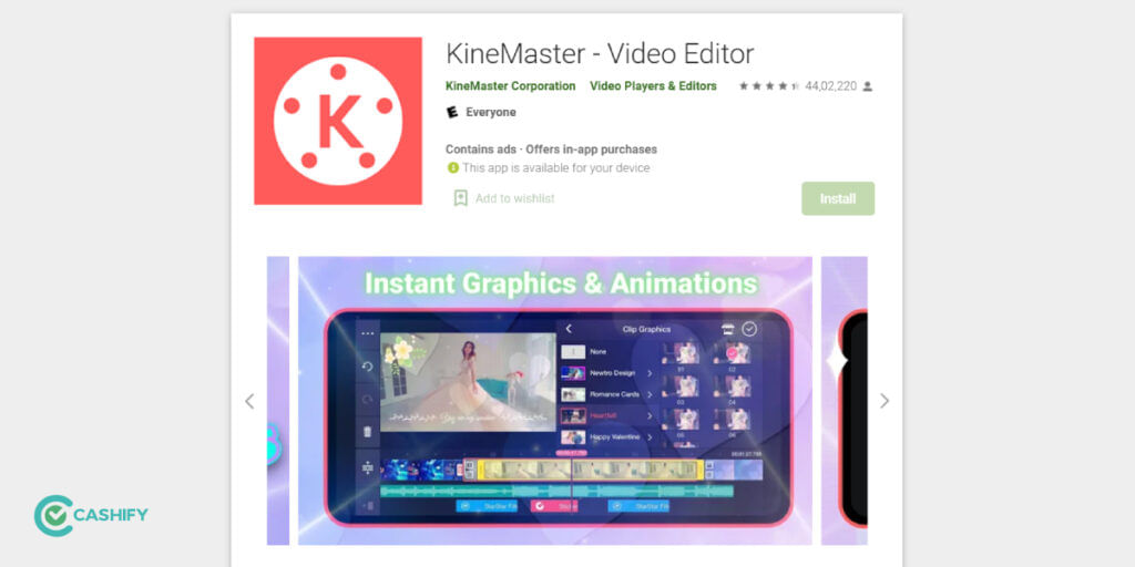 kinemaster Best Instagram reels editing apps