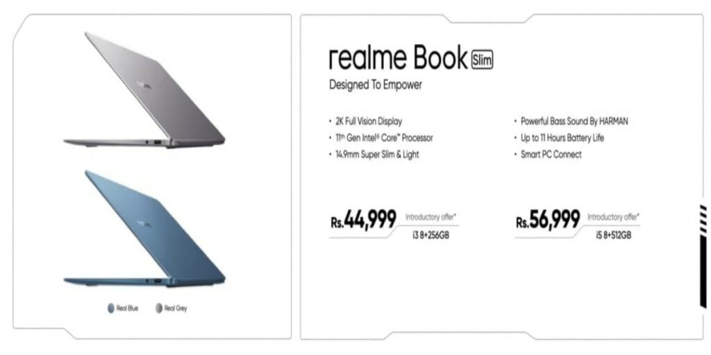 realme book slim pricing - introductory
