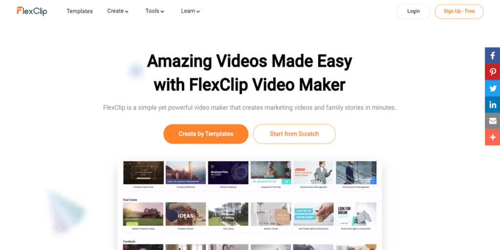 Flexclip free editing