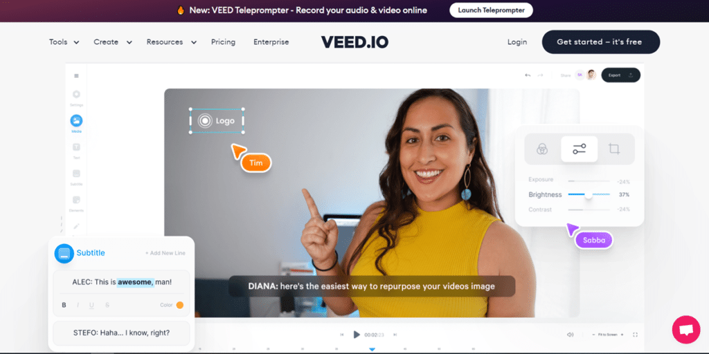 Veedio Best free video edting