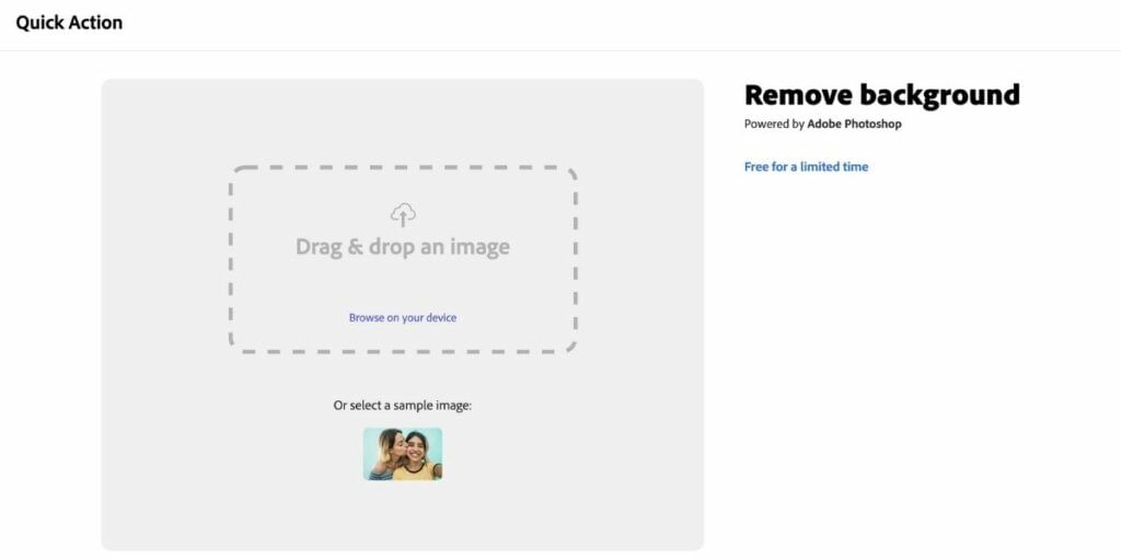 adobe spark to remove background
