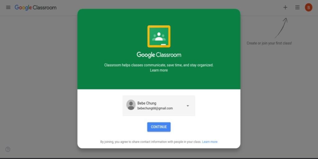 Personal Google Account for Google Classroom