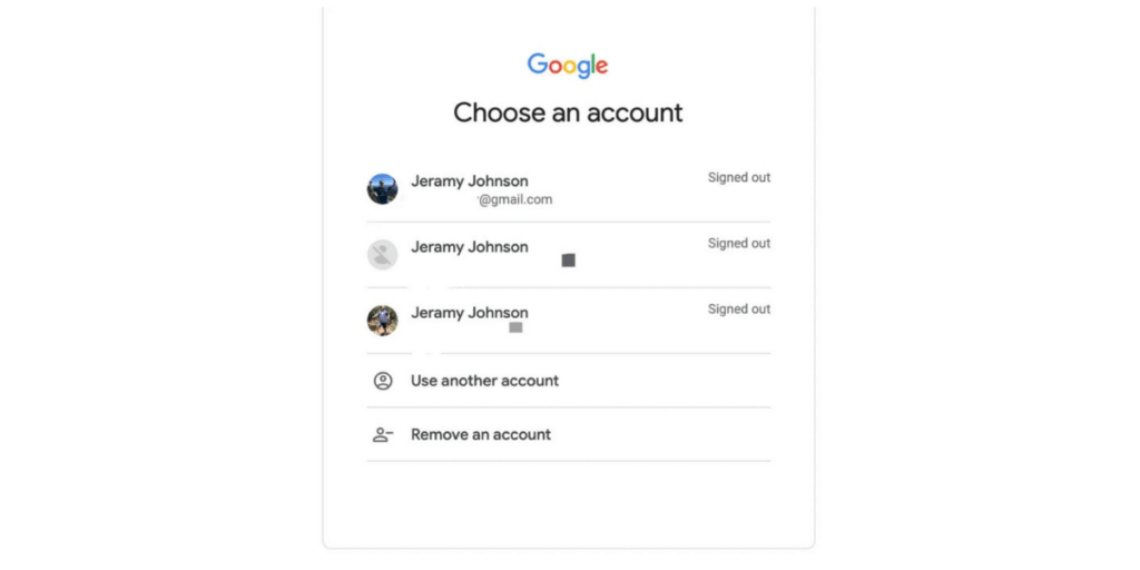 Setup Google People Card with your Google Account