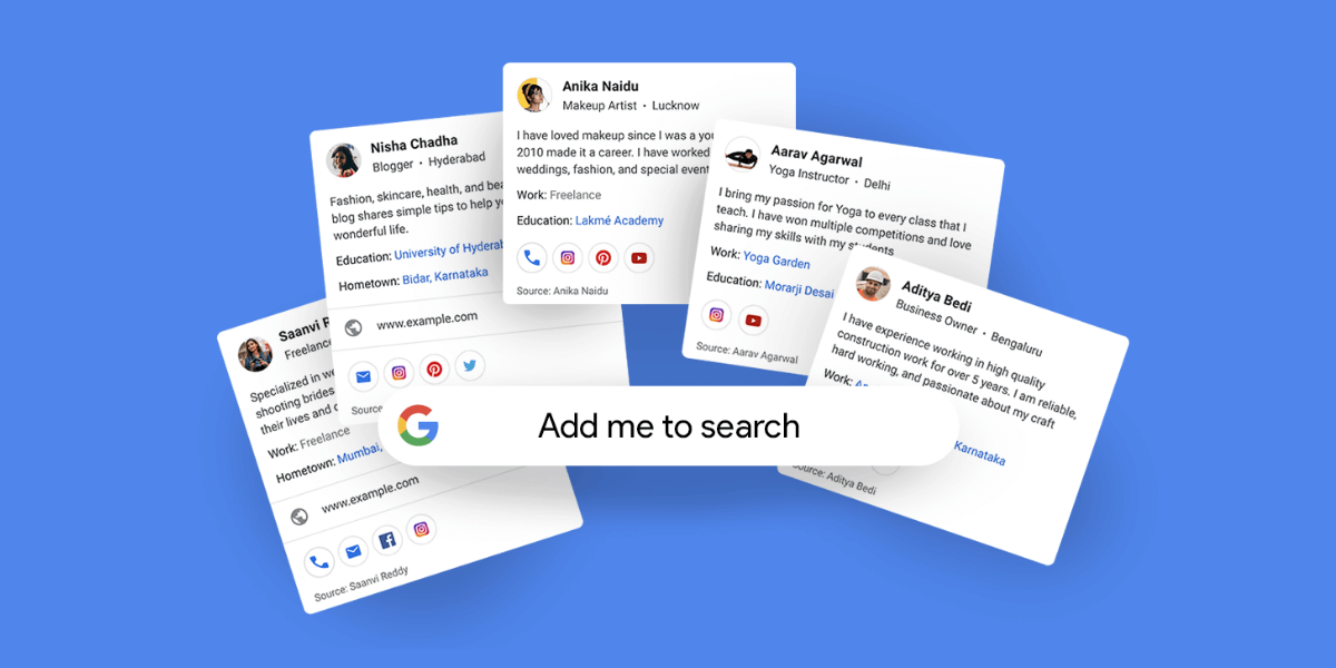 How To Create Virtual Visiting Cards Using Google People Card Feature