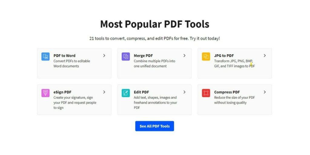 Use SmallPDF To Doc PDF File