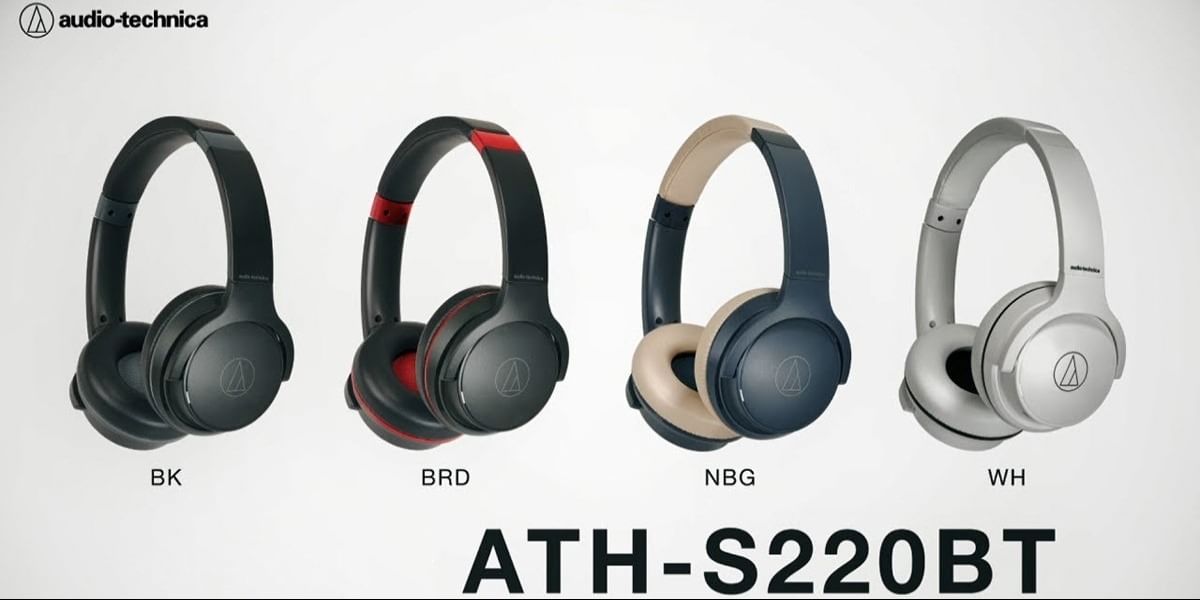 Audio-Technica ATH-S220BT Wireless Headphones Launched Claiming 60 Hours of Playback