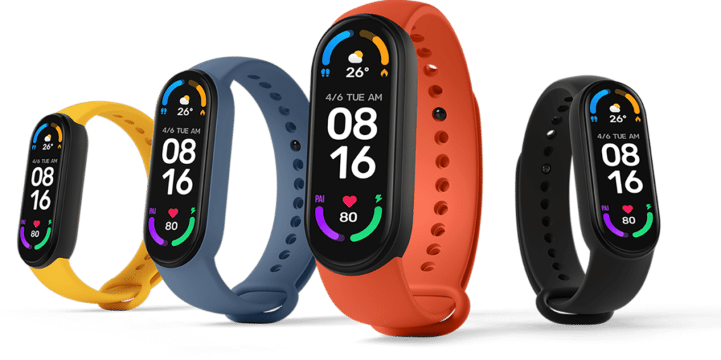 Mi Band 6 Colour Options