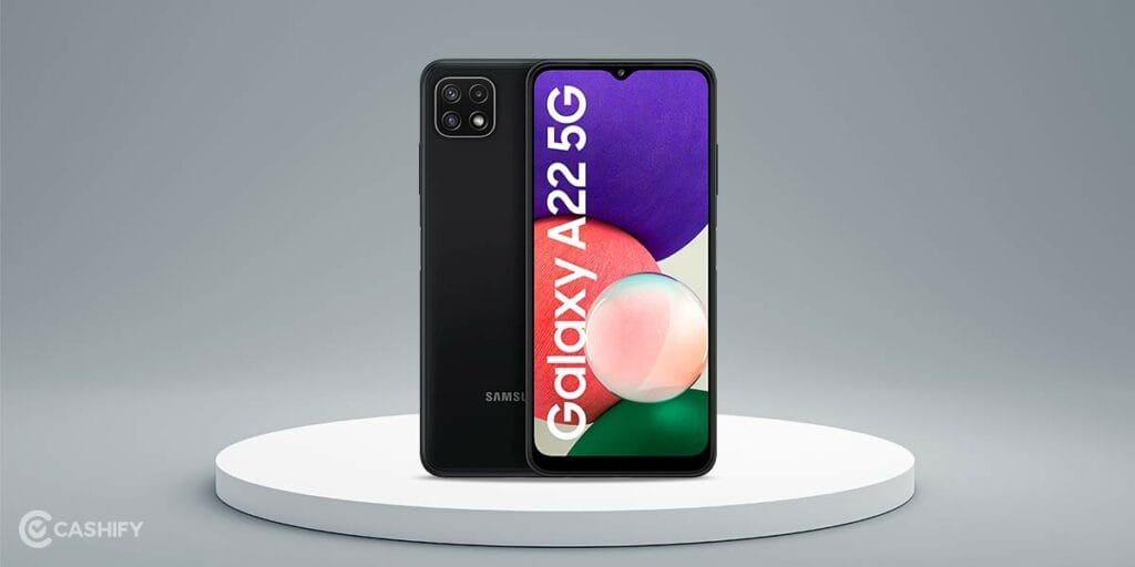 Samsung Galaxy A22 shut down