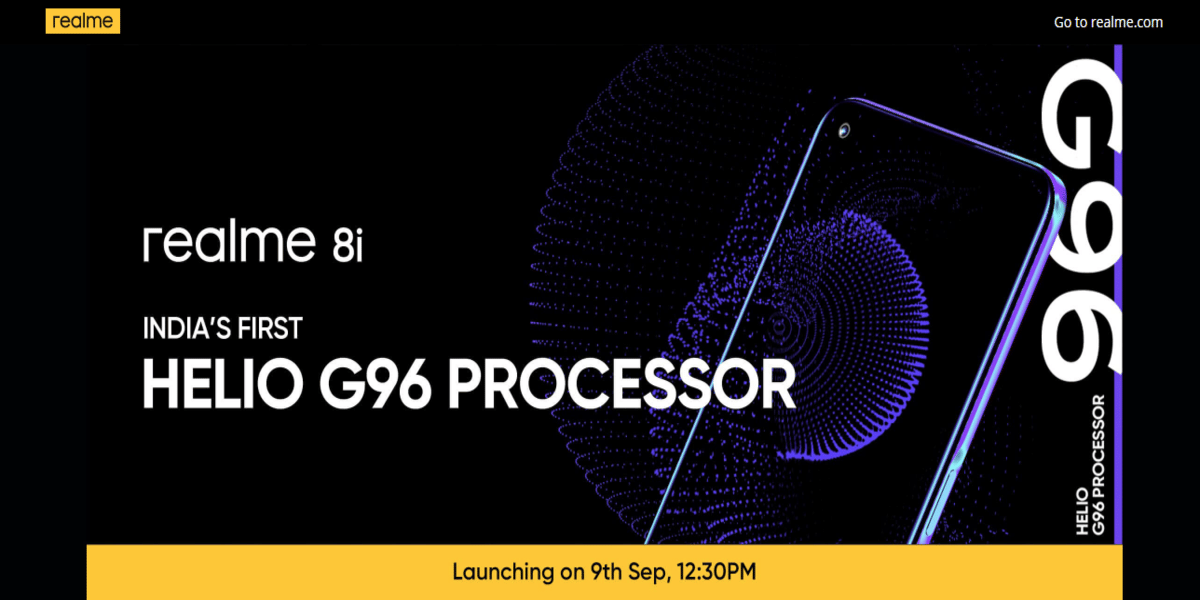 Realme 8i Key Specifications and Design Officially Revealed