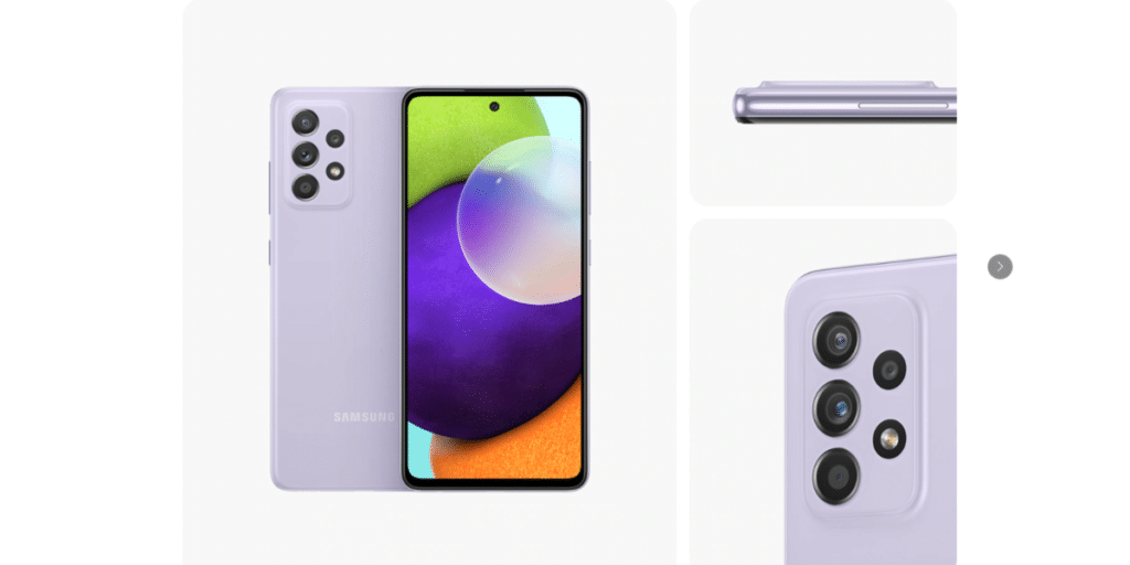Samsung Galaxy A52 4G Design