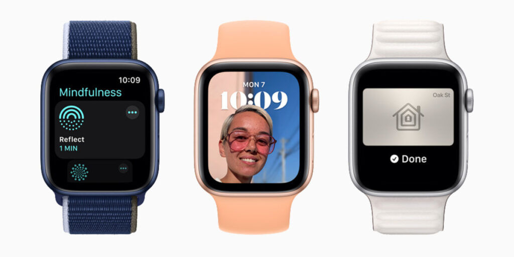 The Series 7 will get new watch faces especially designed for the large screen size.