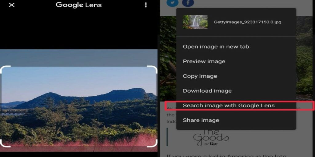 andoid reverse image search