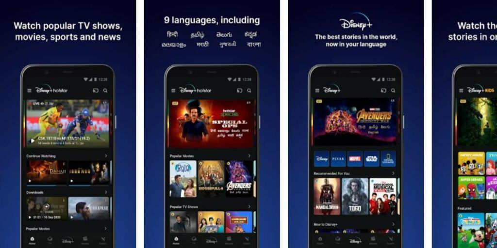 Disney + Hotstar Best Indian Apps