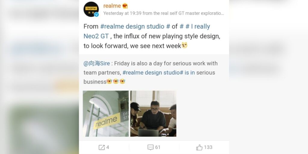 Realme GT Neo 2 Launch Date