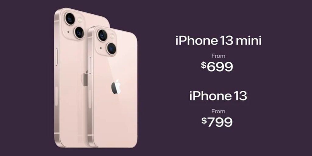 prices iPhone13 series