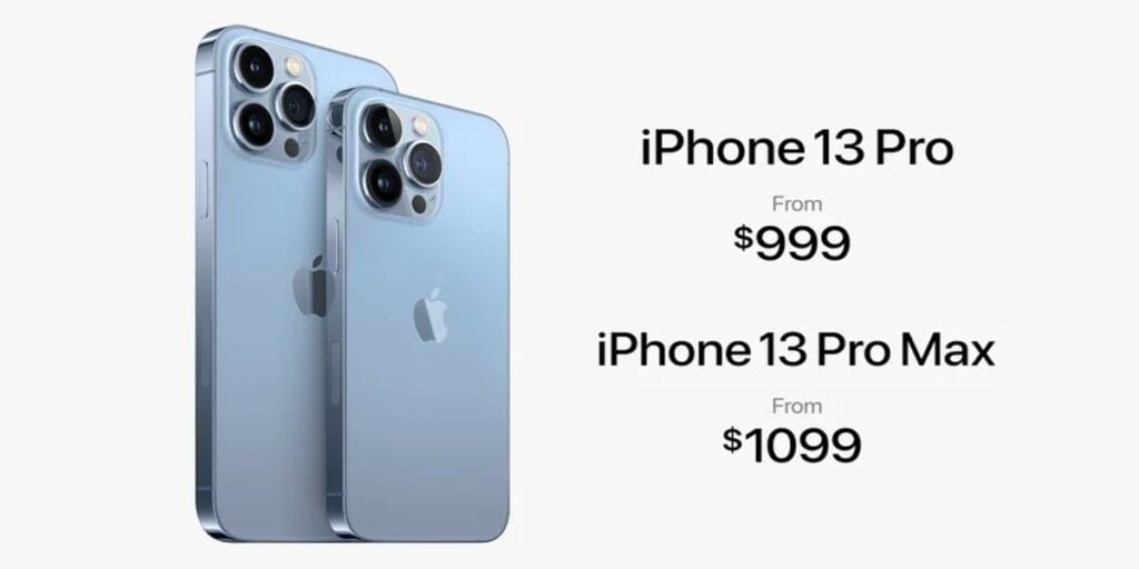 iPhone 13 Pro series prices