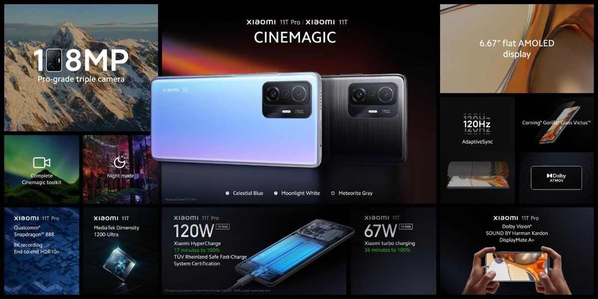 Xiaomi 11T, 11T Pro Launched in Europe: Price, Specs