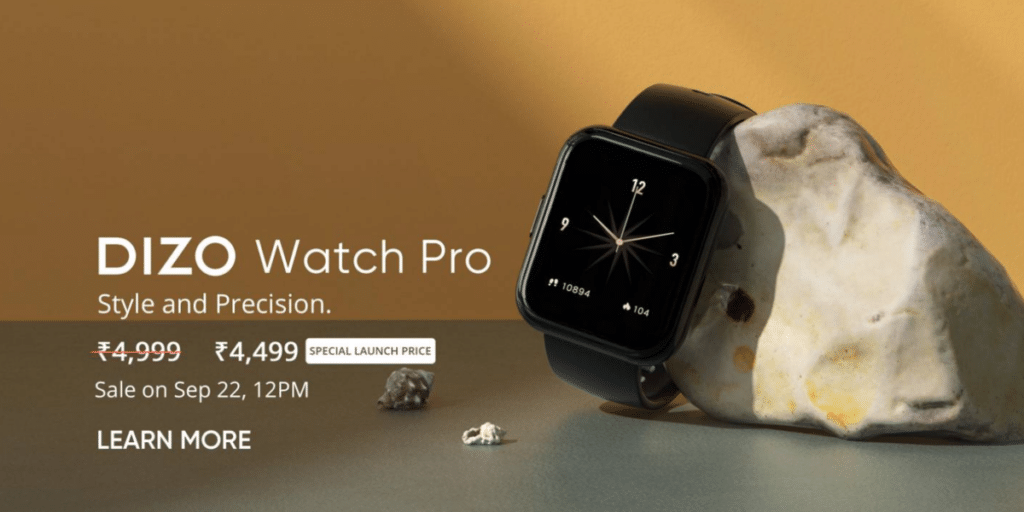 DIZO Watch Pro Specs and Price