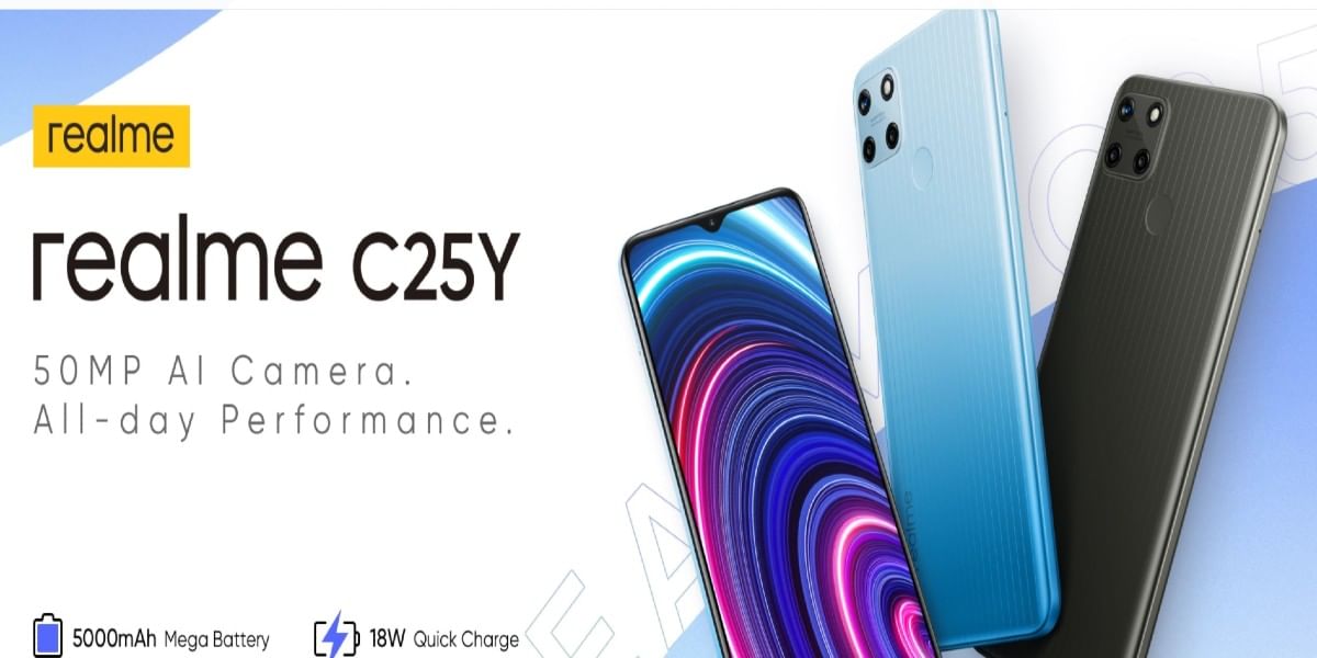 Realme C25Y with 5,000mAh Battery Launched in India: Price, Specs