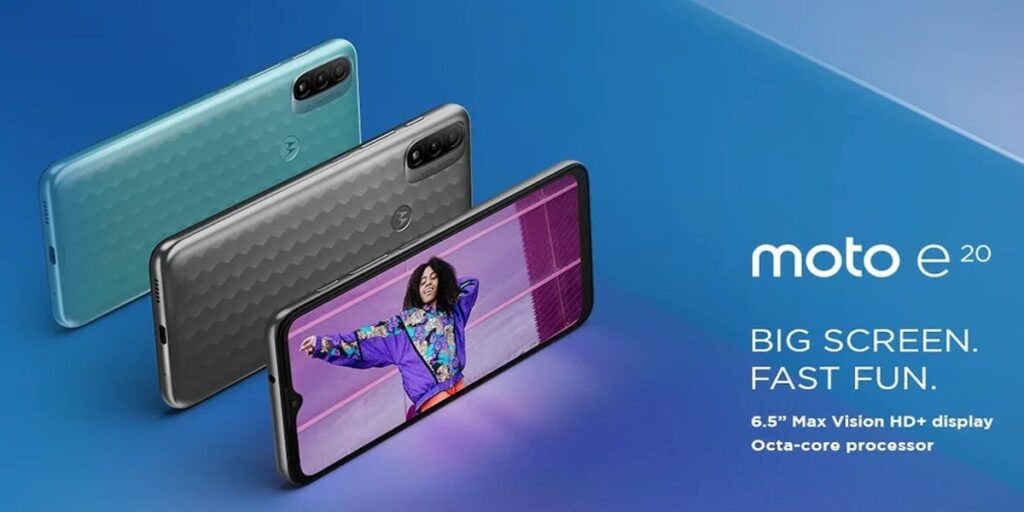 Moto E20 poster